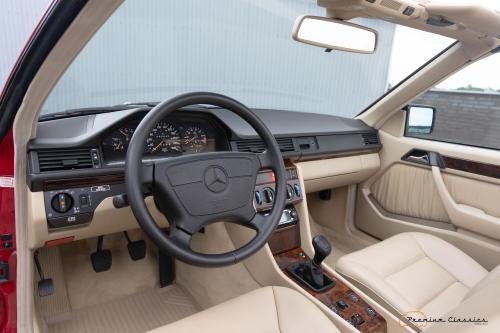 Mercedes E200 Cabrio A124 | 48.000KM | Manual | Imperial Red | Heated Seats